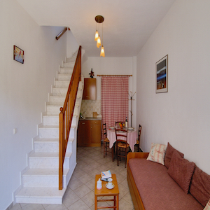 Maisonette staircase and lounge